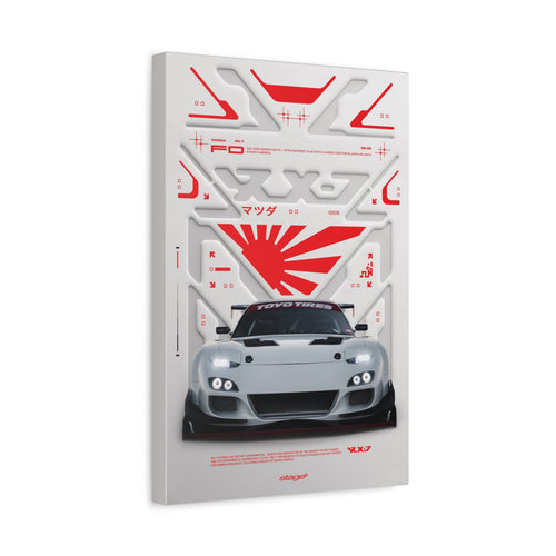 Mazda RX7 (Matte Canvas)